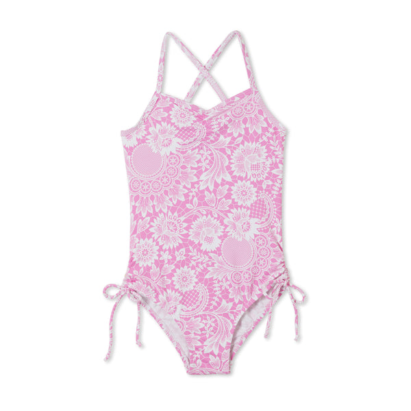 Stella Cove Pink Lace Swimsuit