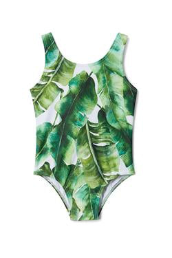 Plum Leafy Swimsuit