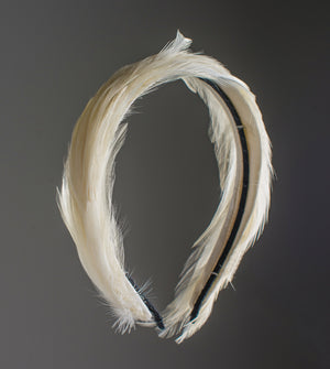 Amour Bows Feather Experience in White