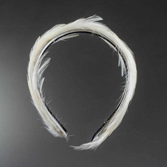 Amour Bows Feather Experience in White