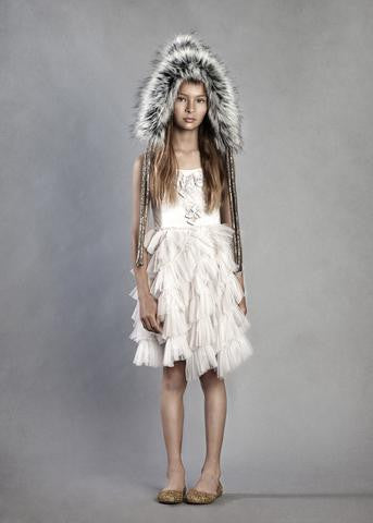 Chapel & Rose Fur Lined Pixie Hat *RENTAL*