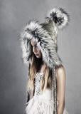 Chapel & Rose Fur Lined Pixie Hat *RENTAL*