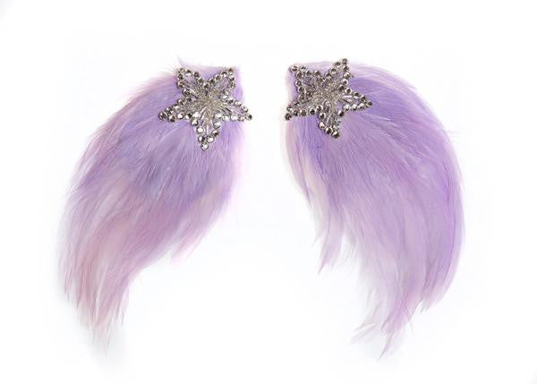 Modern Queen Kids Shooting Star Wings in Lavender