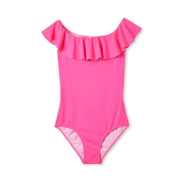 Stella Cove Flared Neon Pink Swimsuit