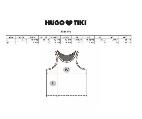 Hugo Loves Tiki UGH Eye Roll Tank Top