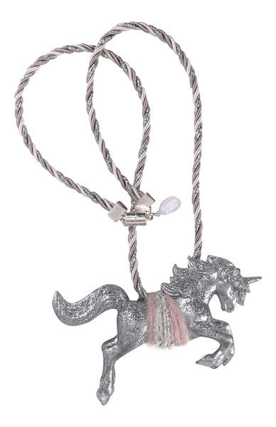Modern Queen Kids Unicorn Necklace in Silver *RENTAL*