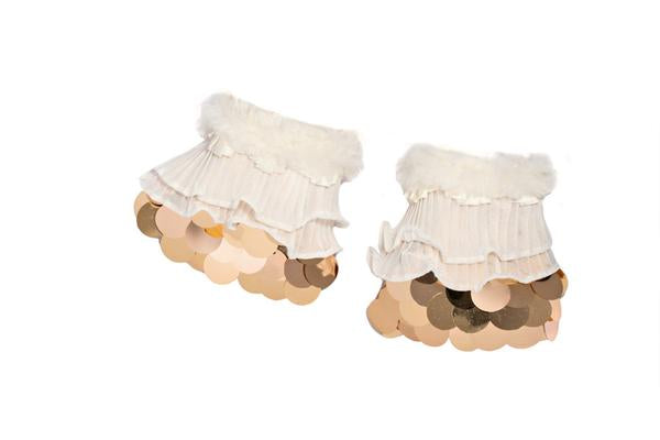 Modern Queen Kids Shining Armor Cuffs in Gold