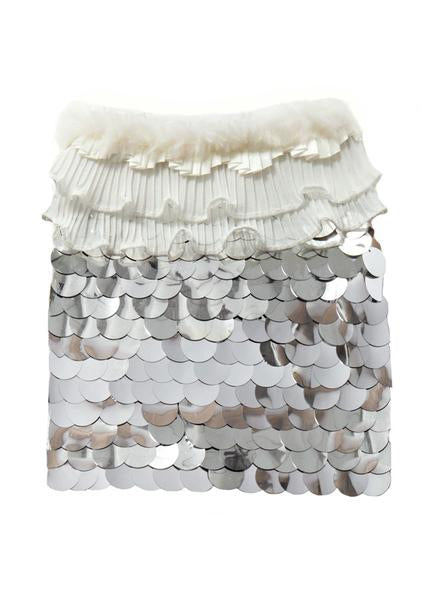 Modern Queen Kids Shining Armor Collar in Silver