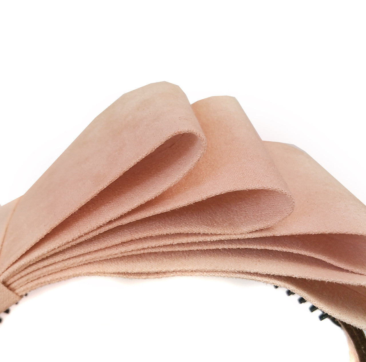 Amour Bows Flame Headband in Peach